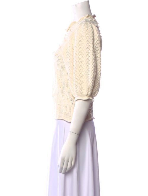 Ulla Johnson Crochet Crew Neck Sweater
