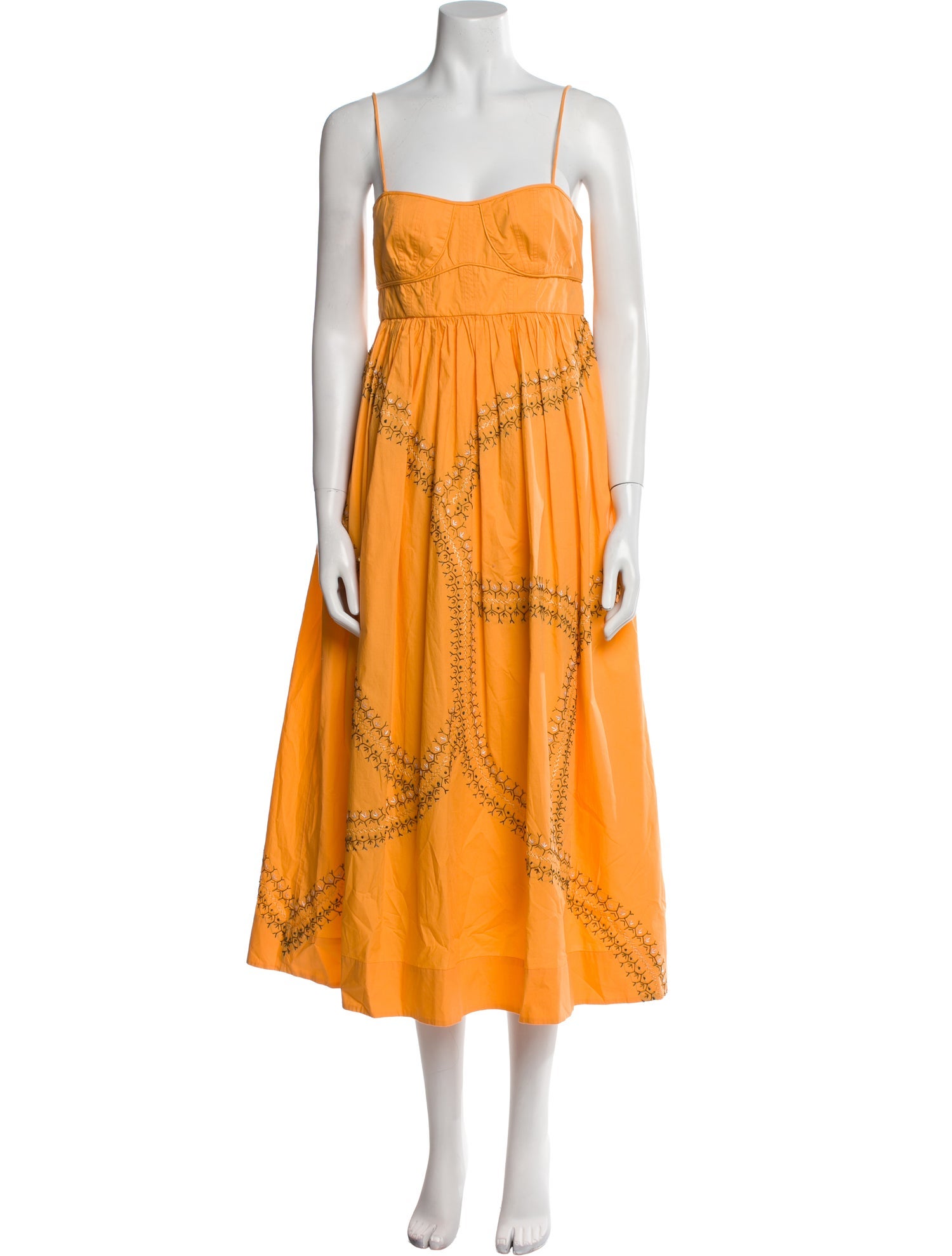 Ulla Johnson Square Neckline Long Dress