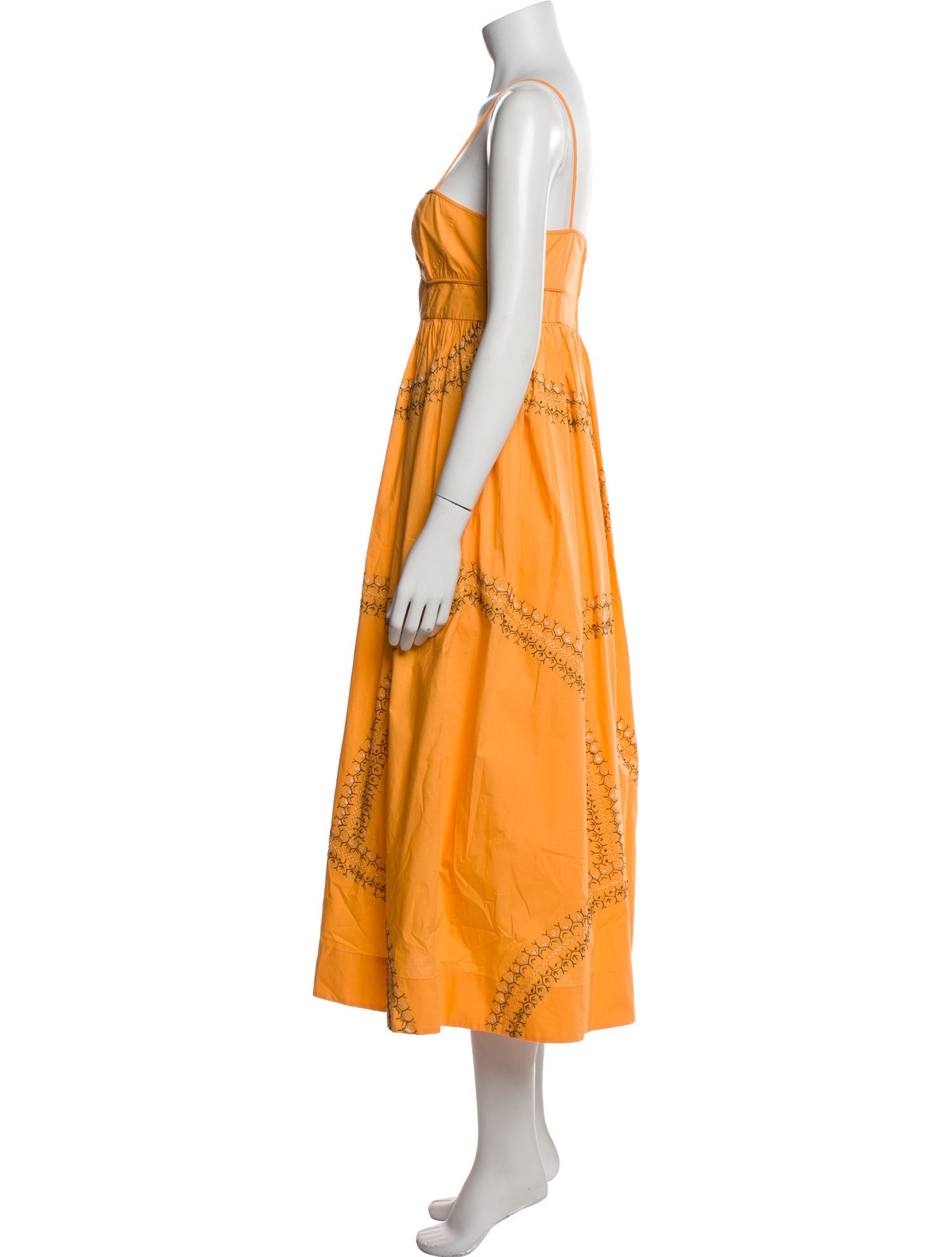 Ulla Johnson Square Neckline Long Dress