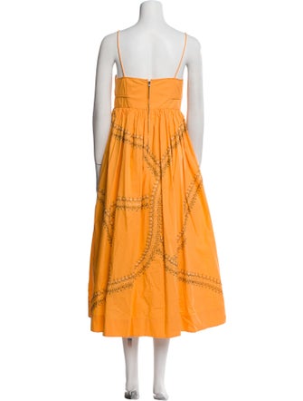 Ulla Johnson Square Neckline Long Dress