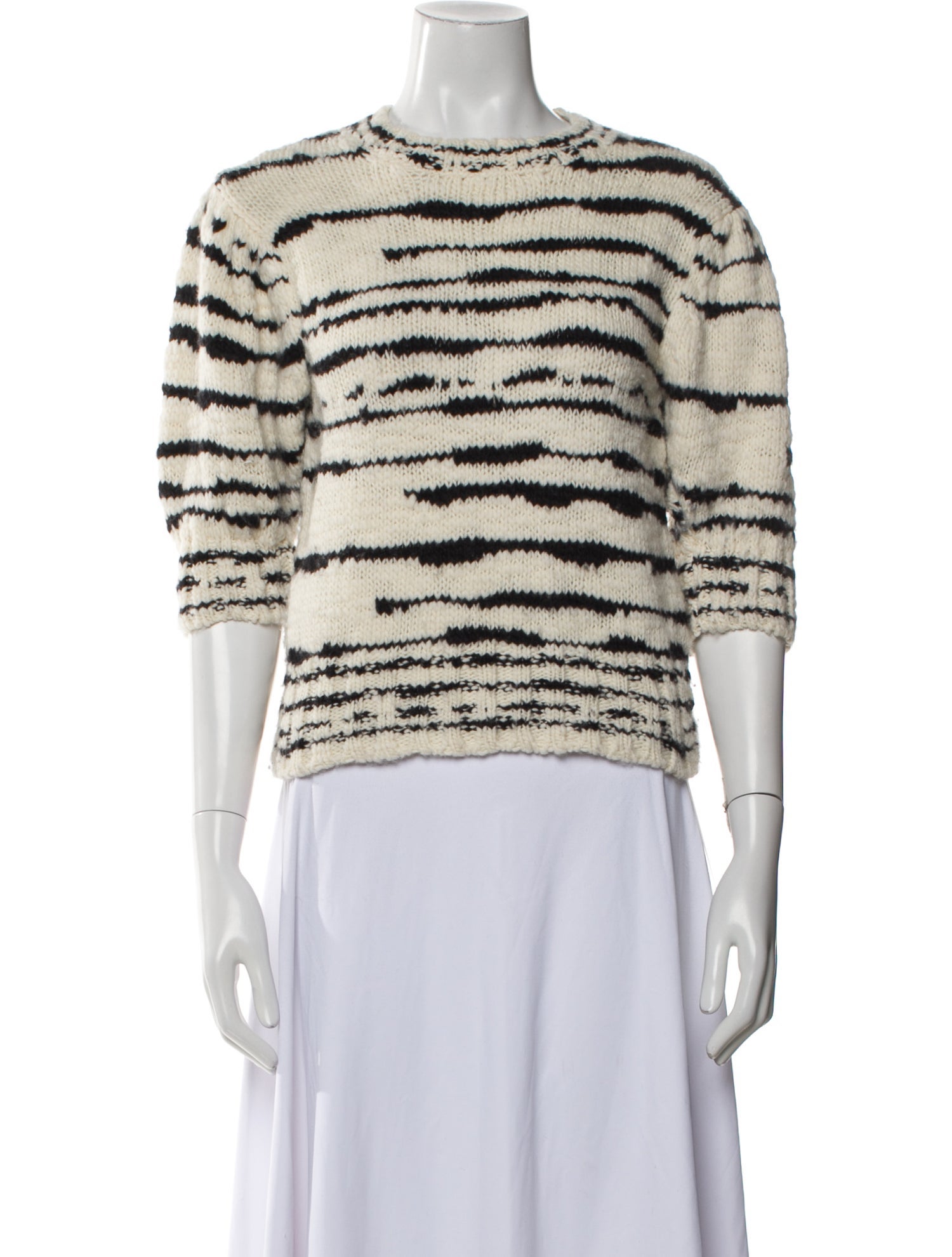 Ulla Johnson Merino Wool Printed Sweater