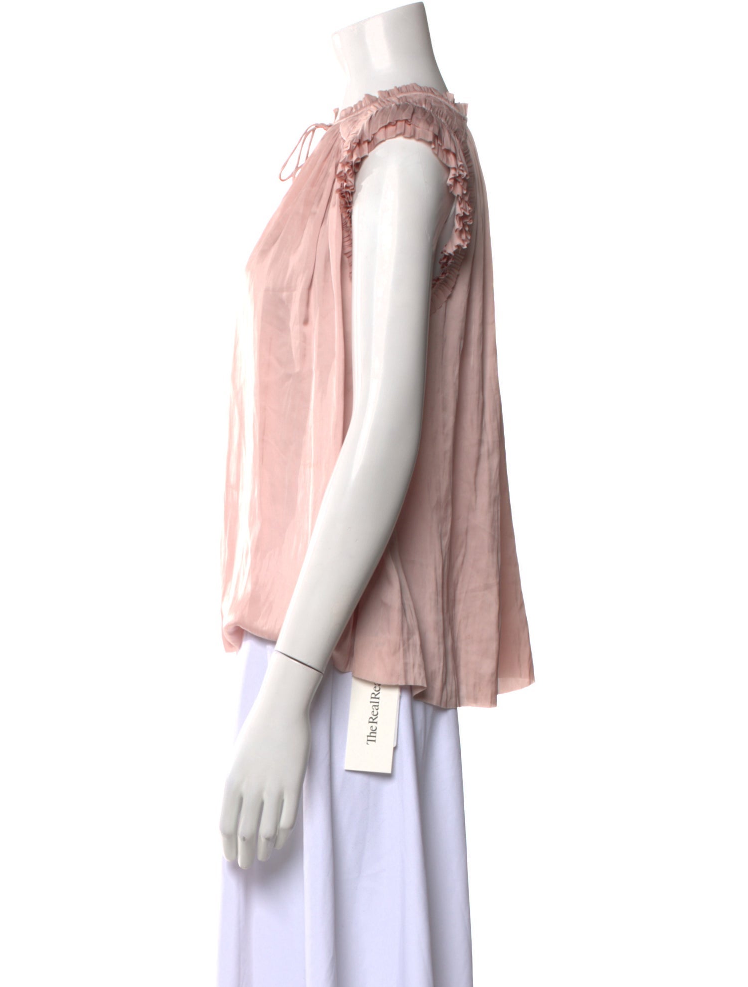 Ulla Johnson Tie Neck Sleeveless Blouse