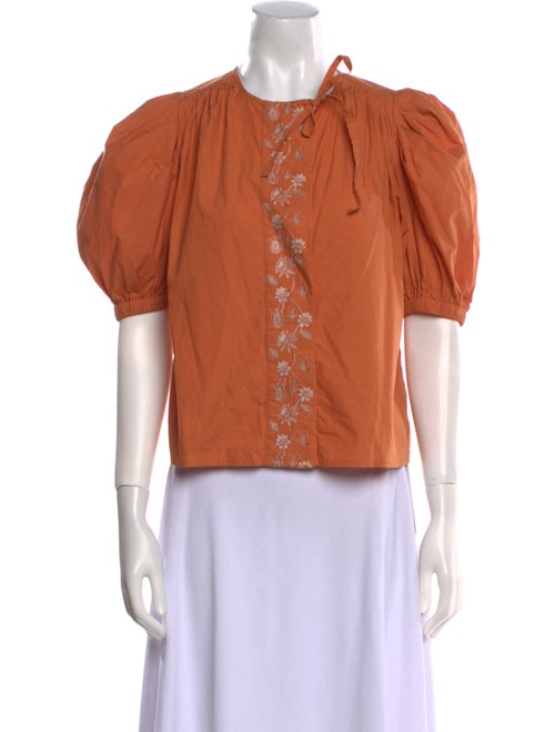 Ulla Johnson 2022 Crew Neck Blouse