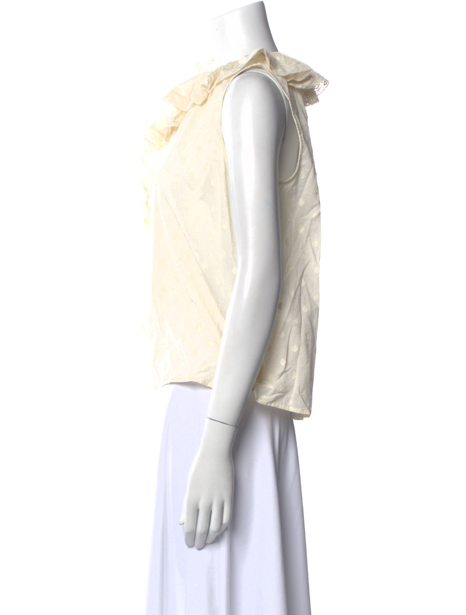 Ulla Johnson Crew Neck Sleeveless Blouse