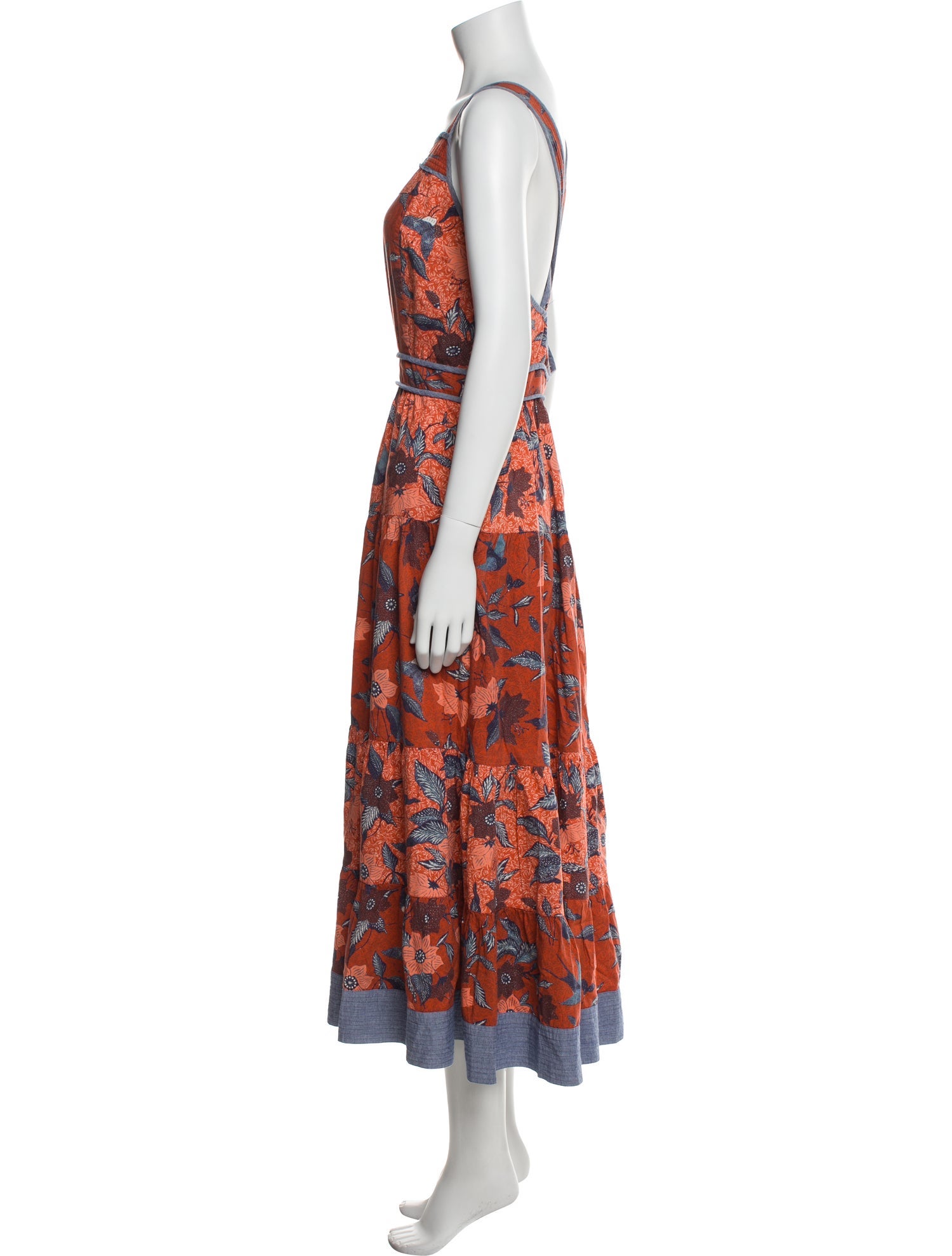 Ulla Johnson Floral Print Long Dress