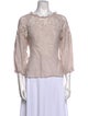Ulla Johnson Linen Bateau Neckline Blouse