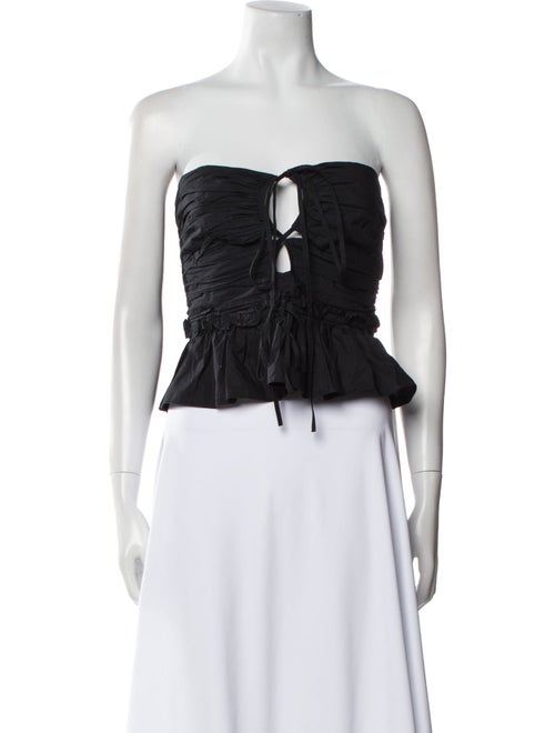 Ulla Johnson Strapless Crop Top