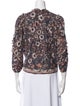 Ulla Johnson Floral Print V-Neck Blouse