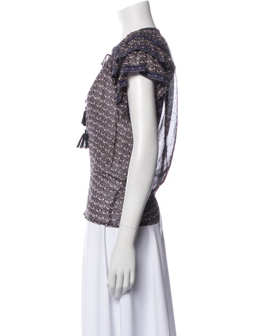 Ulla Johnson Silk Printed Blouse