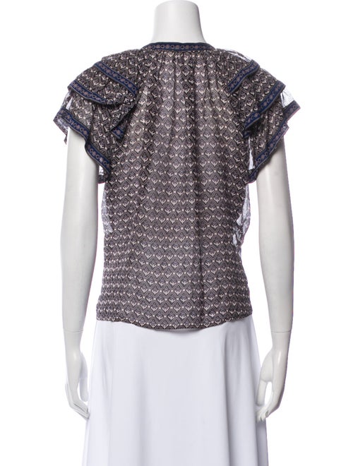 Ulla Johnson Silk Printed Blouse