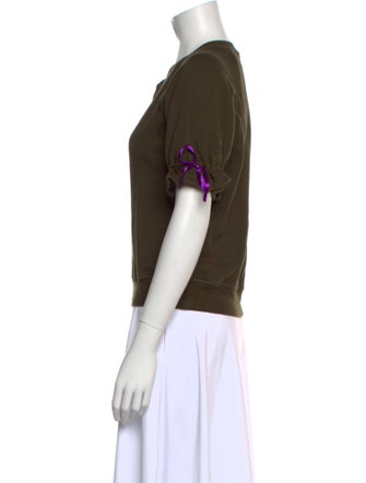 Ulla Johnson Crew Neck Short Sleeve Polo