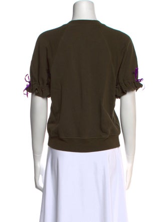 Ulla Johnson Crew Neck Short Sleeve Polo