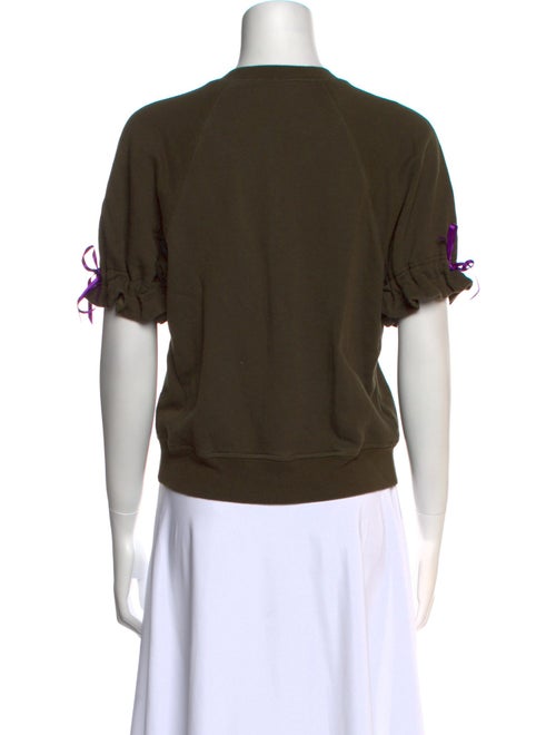 Ulla Johnson Crew Neck Short Sleeve Polo