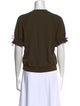 Ulla Johnson Crew Neck Short Sleeve Polo