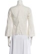 Ulla Johnson Mock Neck Three-Quarter Sleeve Blouse