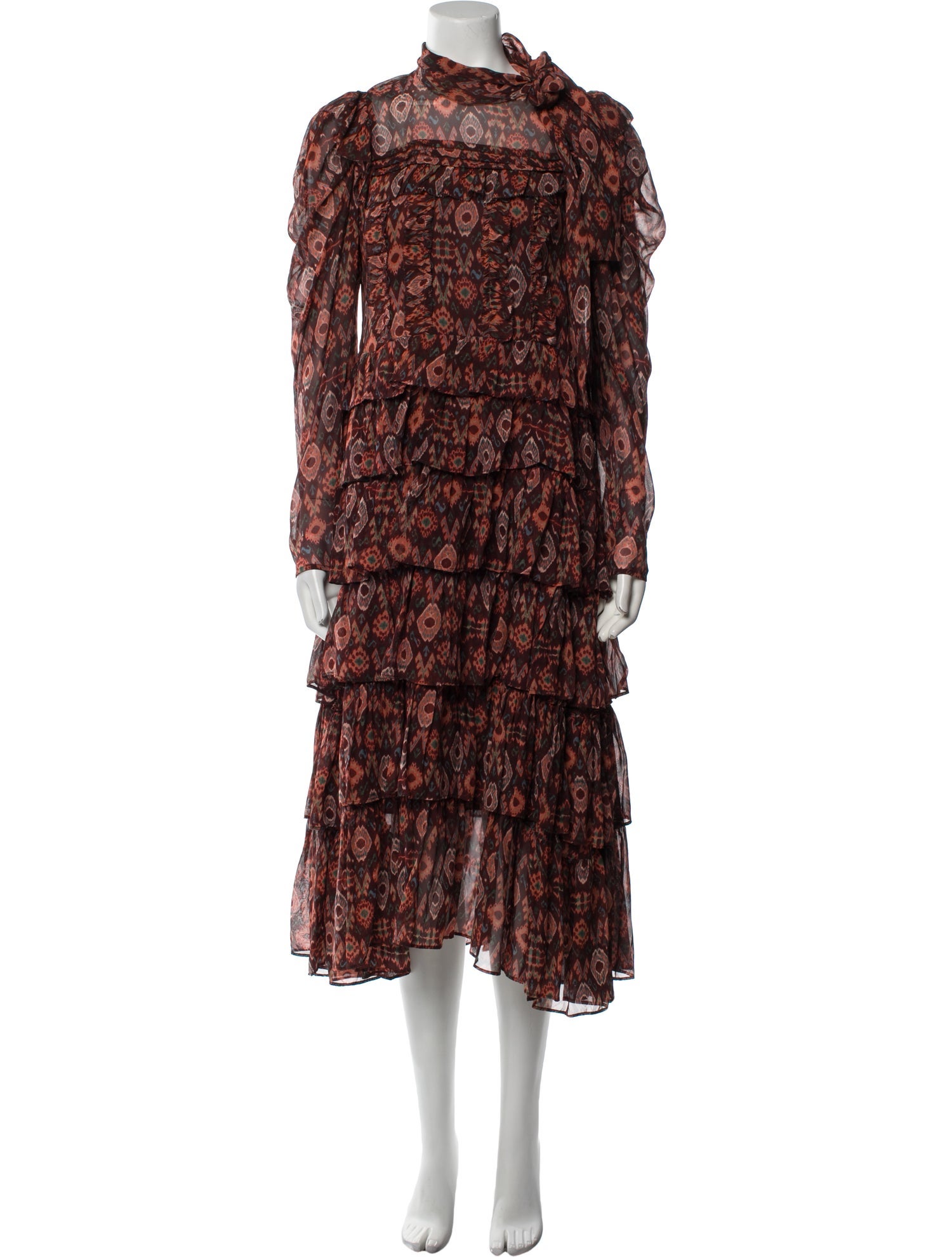 Ulla Johnson Silk Midi Length Dress