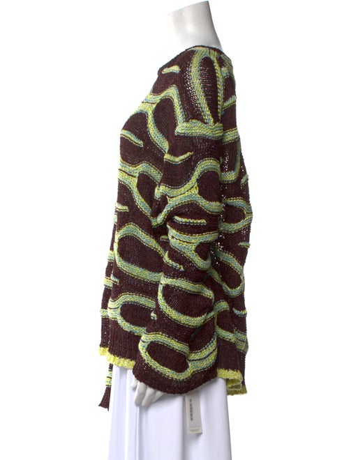 Ulla Johnson Printed Bateau Neckline Sweater