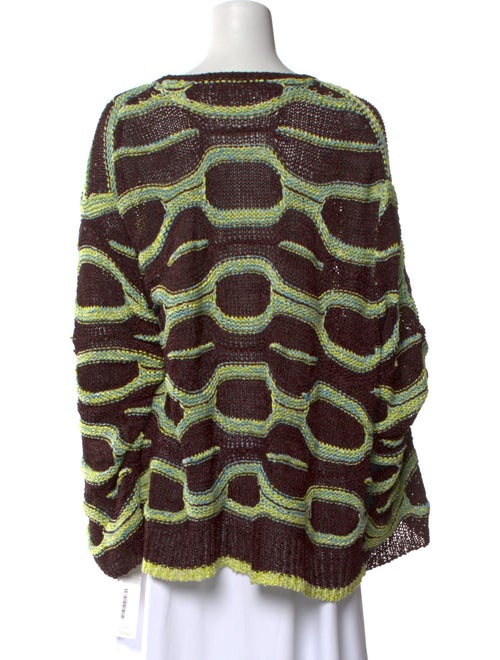 Ulla Johnson Printed Bateau Neckline Sweater