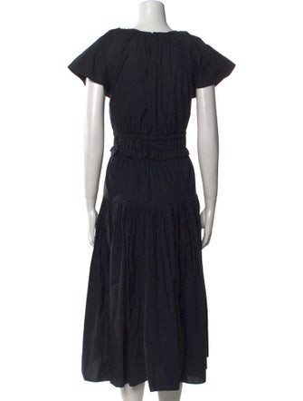 Ulla Johnson Crew Neck Long Dress