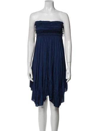 Ulla Johnson Strapless Knee-Length Dress