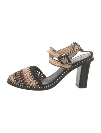 Ulla Johnson Raffia Slingback Pumps