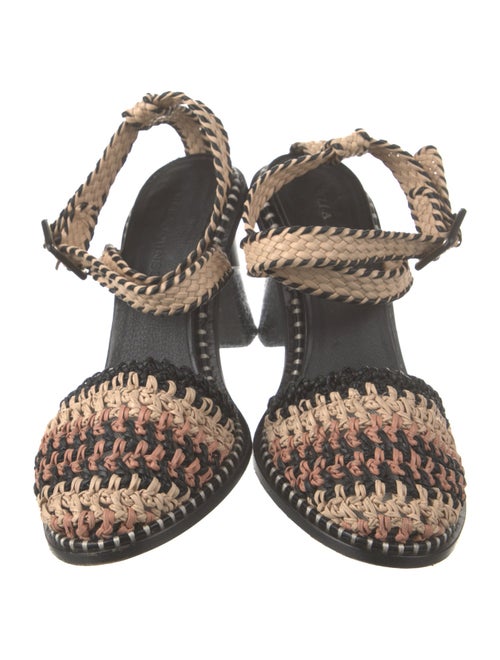 Ulla Johnson Raffia Slingback Pumps