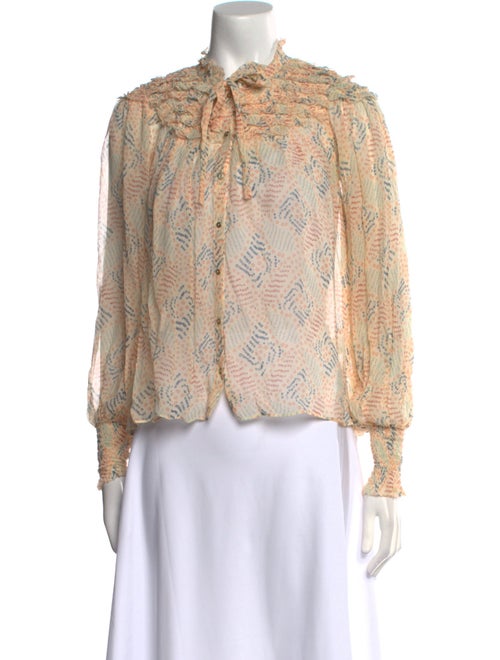 Ulla Johnson Silk Printed Blouse