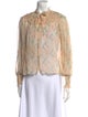 Ulla Johnson Silk Printed Blouse
