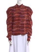 Ulla Johnson Silk Printed Blouse