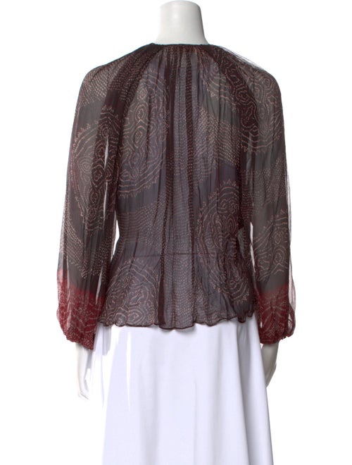 Ulla Johnson Silk Printed Blouse