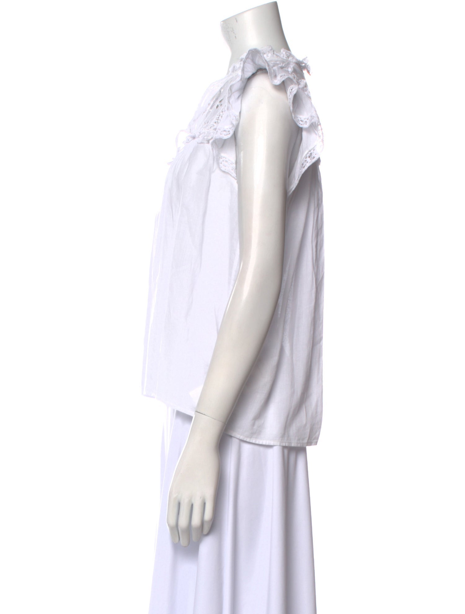 Ulla Johnson V-Neck Sleeveless Blouse