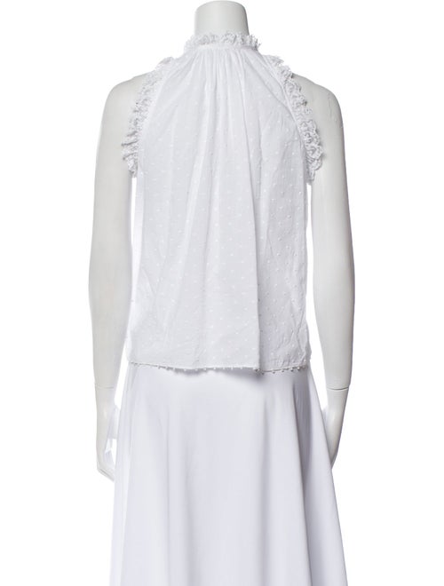 Ulla Johnson Mock Neck Sleeveless Blouse