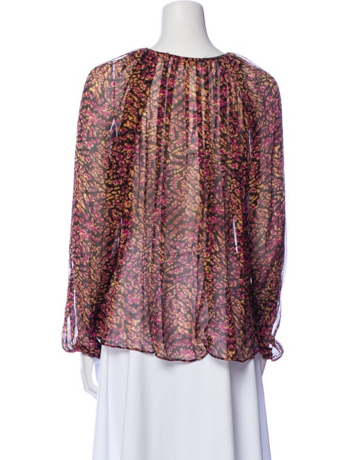 Ulla Johnson Printed V-Neck Blouse