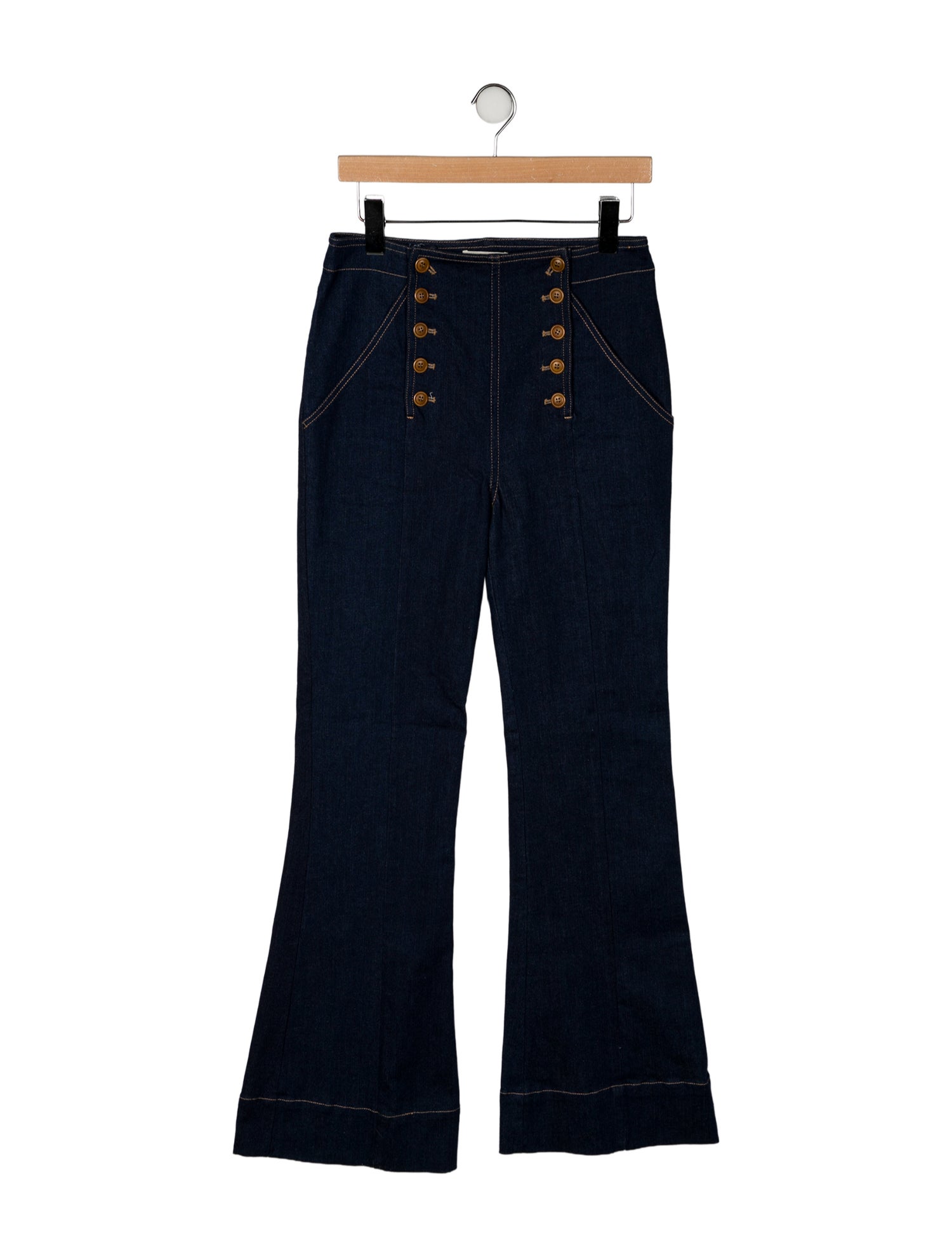 Ulla Johnson High-Rise Wide Leg Jeans