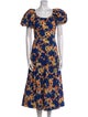Ulla Johnson Floral Print Long Dress