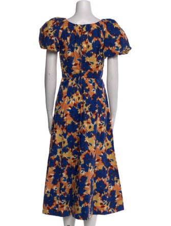 Ulla Johnson Floral Print Long Dress