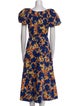 Ulla Johnson Floral Print Long Dress