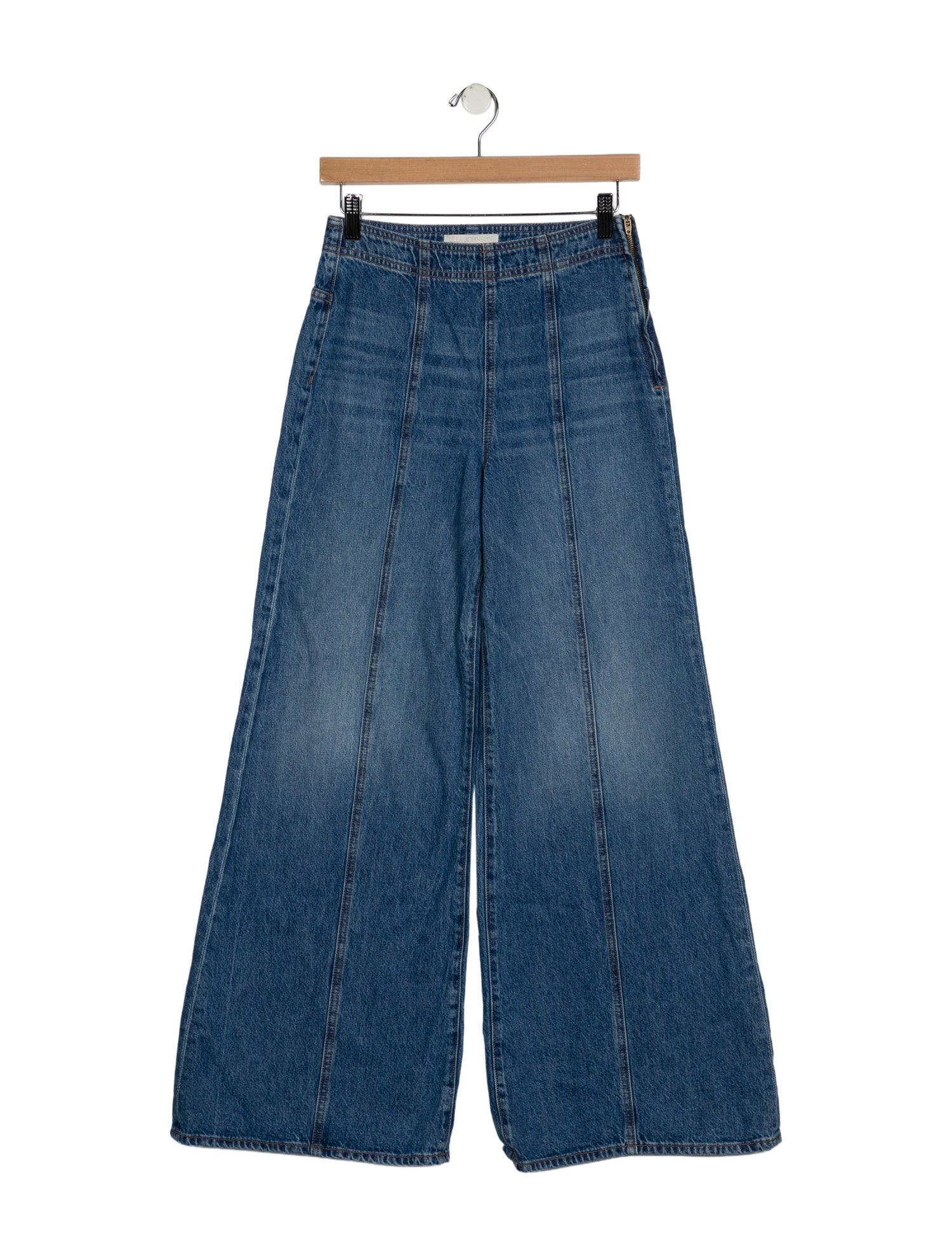 Ulla Johnson Mid-Rise Wide Leg Jeans
