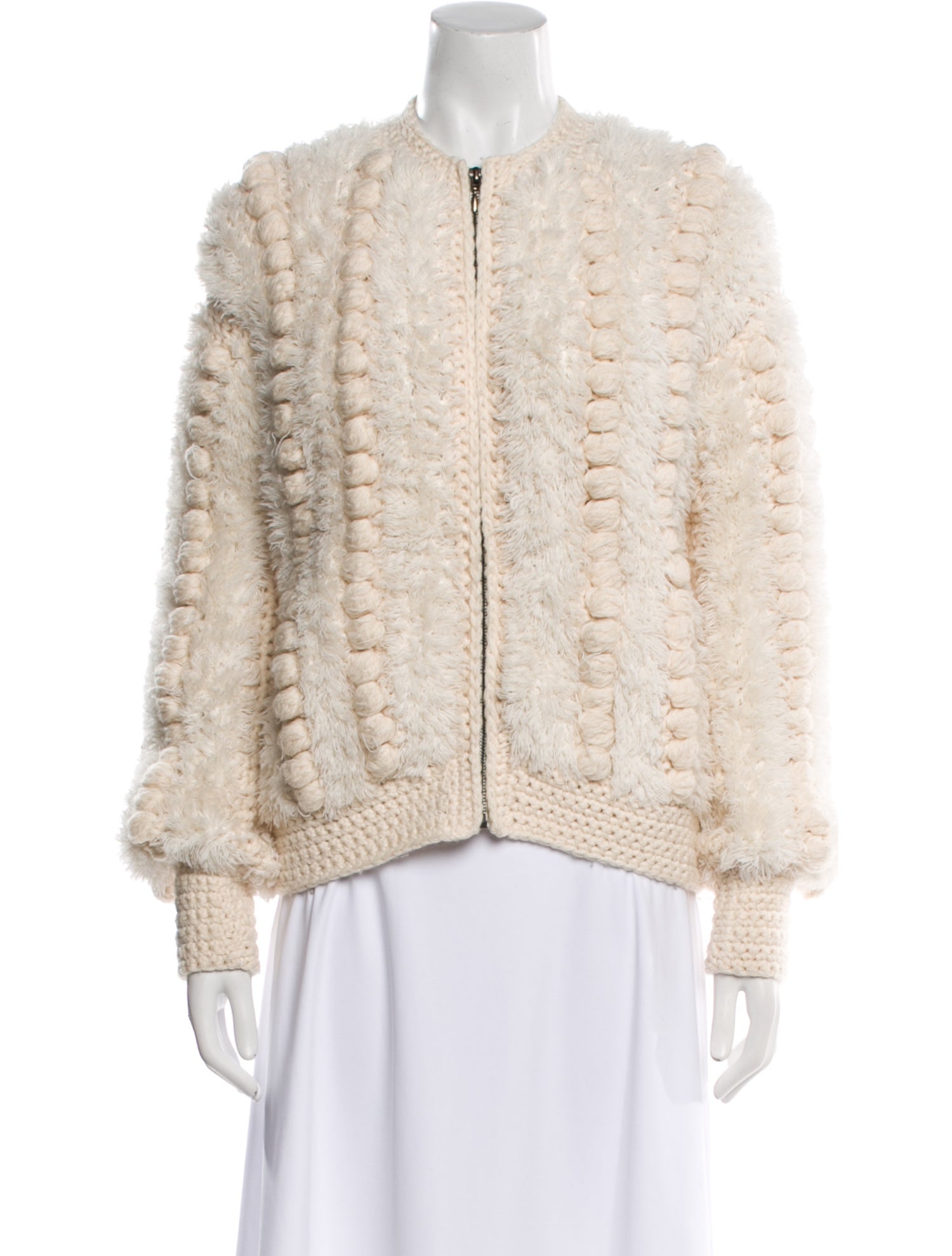 Ulla Johnson Wool Faux Fur Jacket