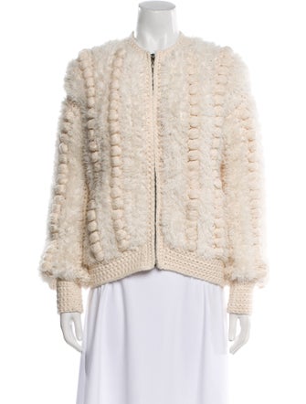 Ulla Johnson Wool Faux Fur Jacket