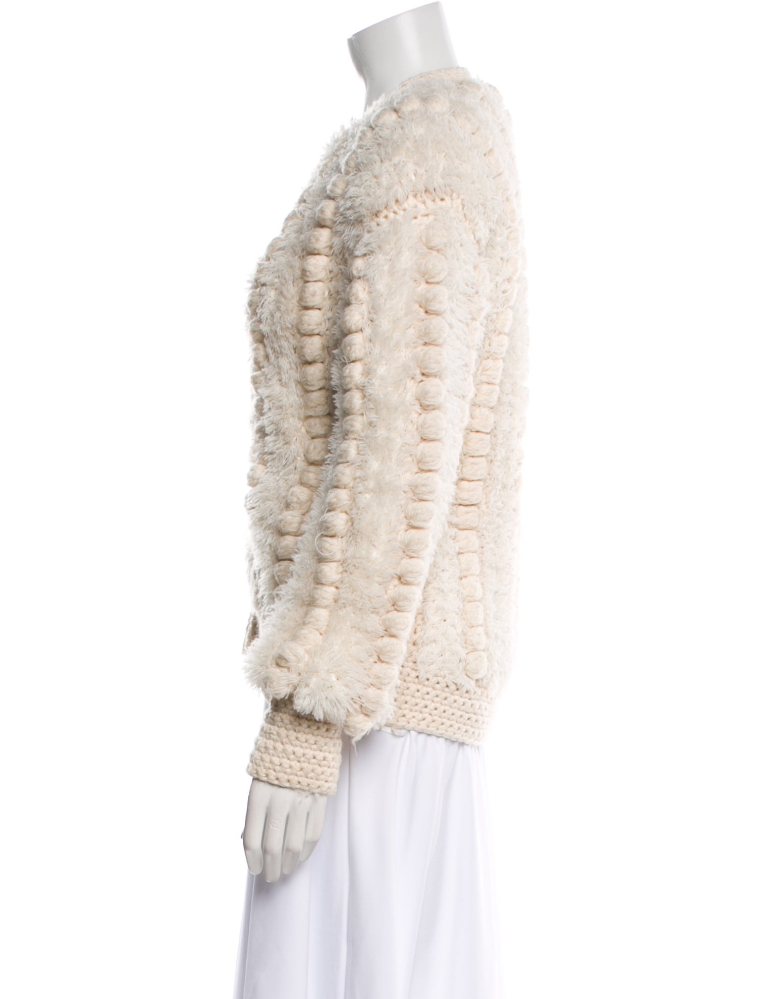Ulla Johnson Wool Faux Fur Jacket