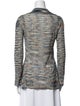 Ulla Johnson Printed V-Neck Sweater
