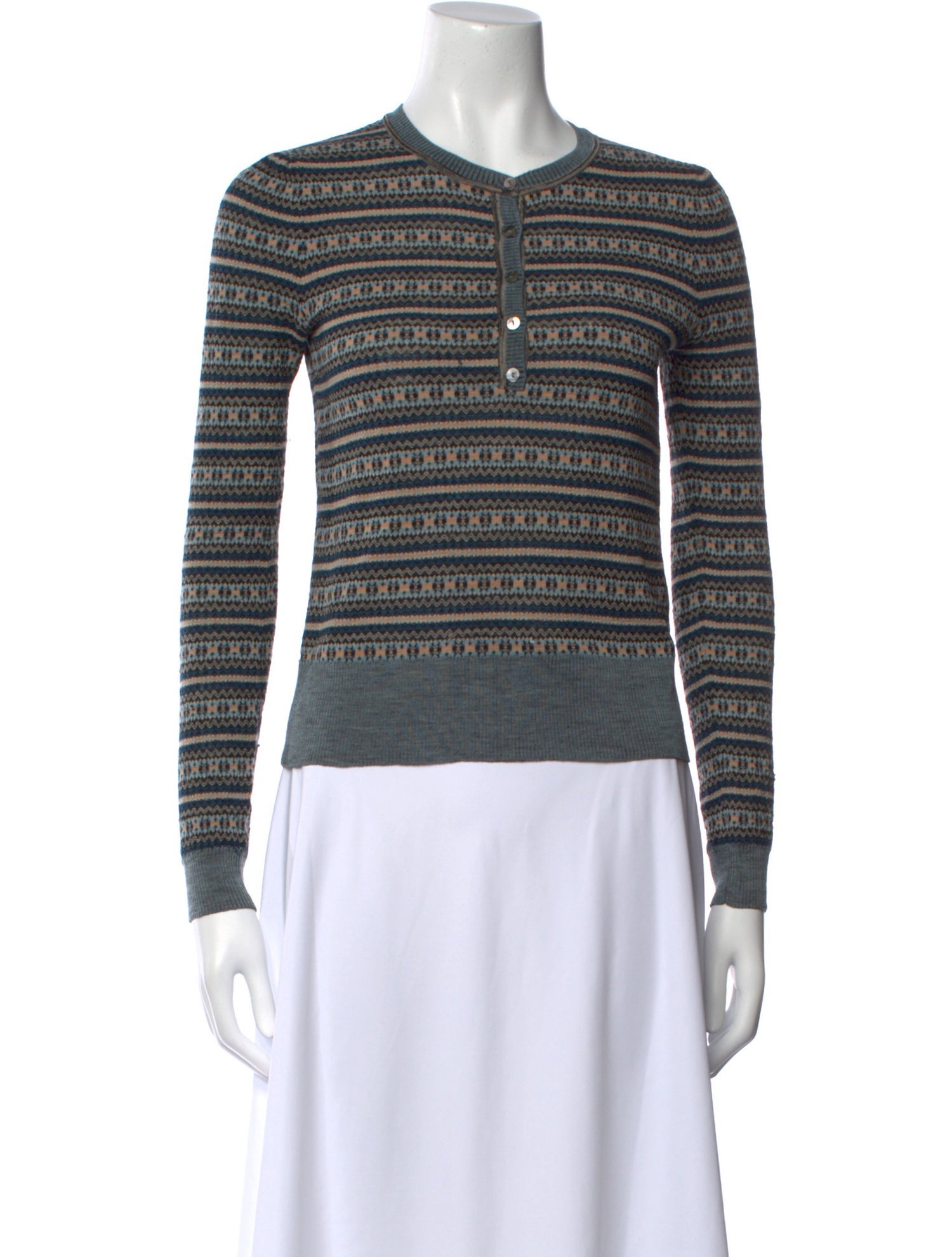 Ulla Johnson Wool Printed Sweater