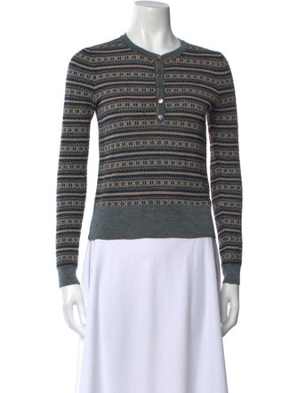 Ulla Johnson Wool Printed Sweater