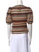 Ulla Johnson Striped Crew Neck Sweater