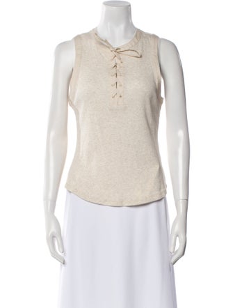 Ulla Johnson V-Neck Sleeveless Top