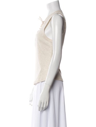 Ulla Johnson V-Neck Sleeveless Top