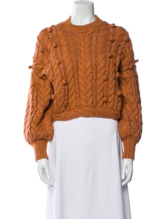 Ulla Johnson Merino Wool Crew Neck Sweater