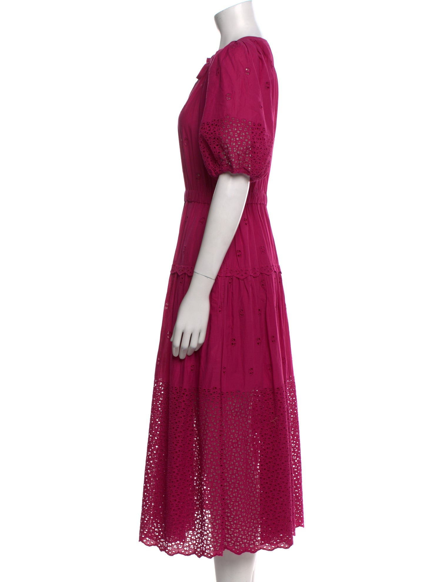 Ulla Johnson Crew Neck Midi Length Dress