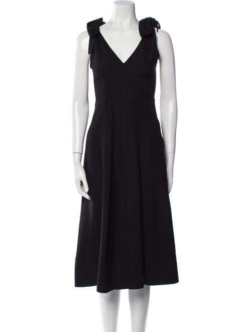 Ulla Johnson V-Neck Midi Length Dress